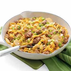 Mexican Spicy Pork with Noodles Appetizer