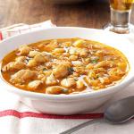 Mexican Spicy Chicken and Hominy Soup Dinner