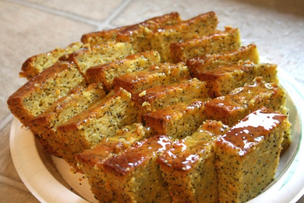 American Poppy Seed Quick Bread Appetizer