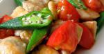 Chicken Breast Tomato and Okra Stir Fry With Fish Sauce recipe