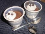 American Chocolate Cups With Whipped Cream Dessert