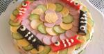 Canadian Carp Banner Sushi Cake for Childrens Day Appetizer