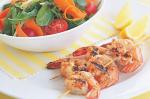 American Marinated Barbecue Prawns With Summer Salad Recipe Appetizer