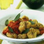 Italian Gnocchi with Dynia Ricotta and with Sage Dinner