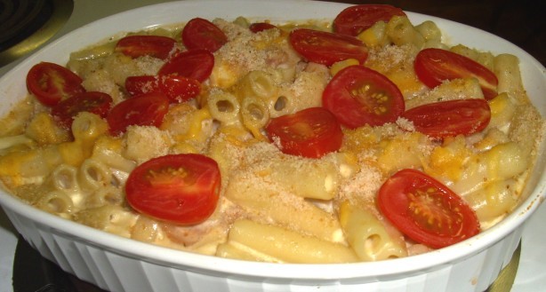 American Mums Homemade Macaroni Cheese With Bacon Appetizer