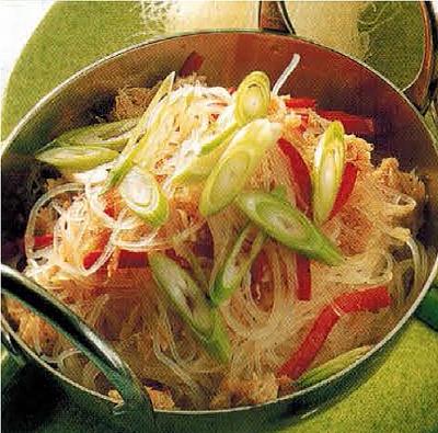 Stir-fry Vermicelli And Crab Meat recipe