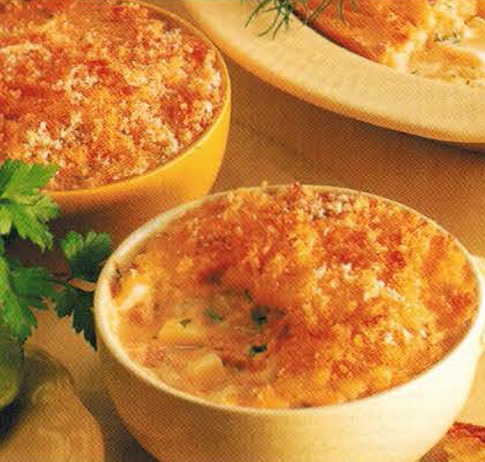 French Tuna Mornay Appetizer