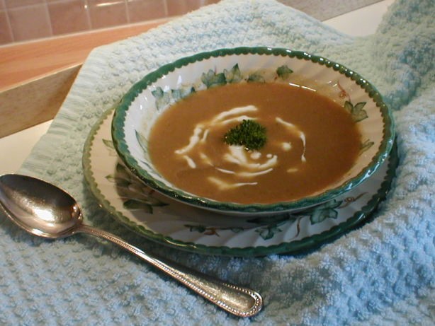 Australian Broccoli Soup With Creme Fraiche Appetizer