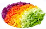 American Almost Rainbow Salad Drink