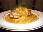American Pork Chops With Curried Appleonion Sauce Appetizer