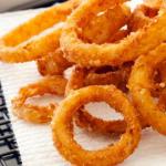 Onion Rings with Coconut Chutney recipe