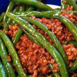 Pork ground with Szechuan Green Beans  recipe
