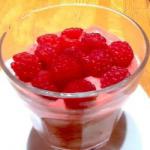 Australian Raspberries with Cream Dessert