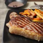 Australian Perfect Sirloin Steak with Tasmanian Pepper Sauce Drink