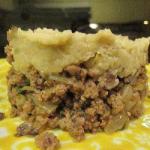 British Parmentier of Lamb with Flageolets Dinner