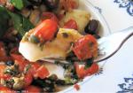 Canadian Orange Roughy With Sauteed Olives Capers  Tomatoes Appetizer
