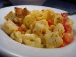 Australian Gratineed Macaroni and Cheese With Tomatoes Dinner
