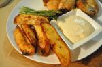 Australian Potato Wedges With Lemon Chilli Sour Cream Dinner