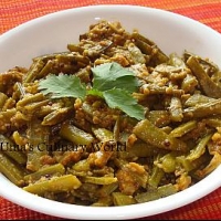 Pakistani Beans Upkari Appetizer