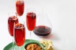 American Sparkling Raspberry Wine Cocktail Recipe Dessert