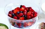 American Berries Marinated In Balsamic and Vanilla Recipe Dessert