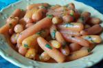 American Apricot and Tarragon Baby Carrots Appetizer