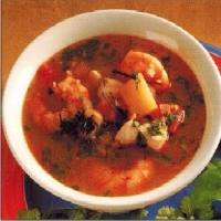 Indonesian Asian-style Seafood Soup Soup