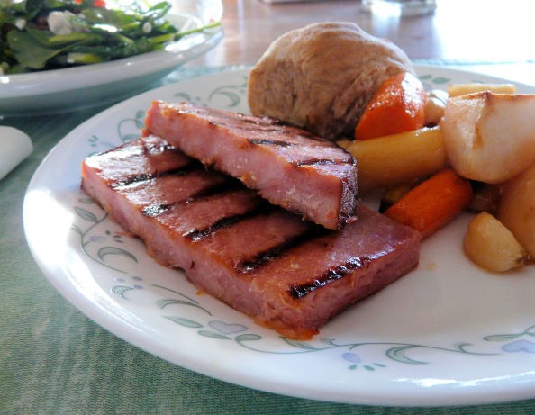 American Molassesglazed Ham Steak Dinner