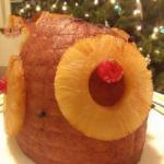 British Roast Ham with Pineapple Dinner