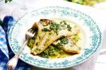 Australian Grilled Fish With Crushed Petits Pois A La Francaise Recipe Dinner