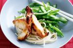 American Grilled Miso Fish With Snow Pea Salad Recipe Dinner