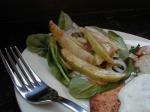 American Spinach  Pear Salad With Dijon Mustard Vinaigrette Dessert