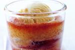 American Little Nectarine Puddings Recipe Dessert