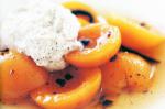 American Vanillabaked Apricots With Ricotta Dolce Recipe Breakfast