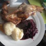 American Duck with Orange Red Wine Sauce Dinner