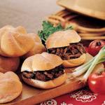 American Savory Beef Sandwiches Appetizer