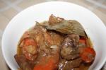 American Crock Pot Venison Stew With Bacon and Mushrooms Appetizer