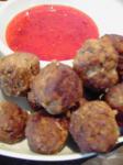 American Tasty South Beach Meatballs Appetizer