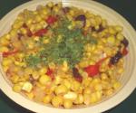 Cuban Southwestern Pan Seared Corn Appetizer