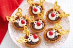 American Butternut Snap Rudolph Chocolate Tartlets Recipe Dessert