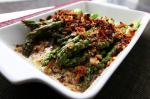 Australian Roasted Asparagus With Crunchy Parmesan Topping Recipe BBQ Grill