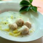American Vegetable Soup with Fishballs Appetizer