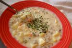 American Creamy Chunky Clammy Chowder Appetizer