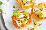 British Fennel Lobster And Citrus Salad In A Basket Recipe Appetizer