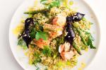 British Honeyglazed Salmon With Beet And Freekeh Salad Recipe Dessert
