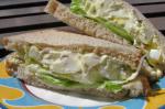 British Creamy Egg Salad Sandwiches Appetizer