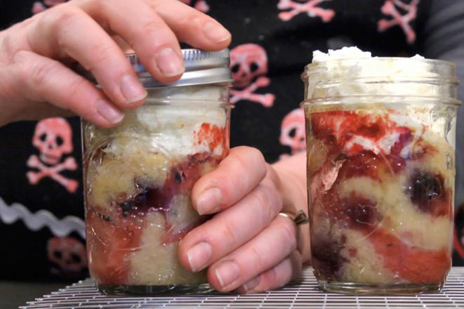 American Cakes in a Jar Recipe Dinner