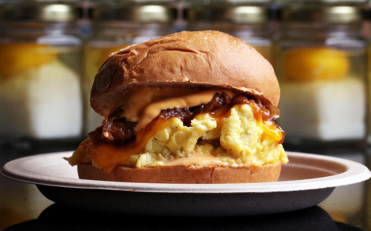 American Eggsluts Fairfax Sandwich Recipe Appetizer