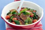 Australian Balsamic Chicken With Spinach And Cherry Tomatoes Recipe Appetizer