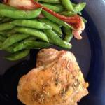 Australian Roast Chicken with Herb Butter Onions and Garlic BBQ Grill